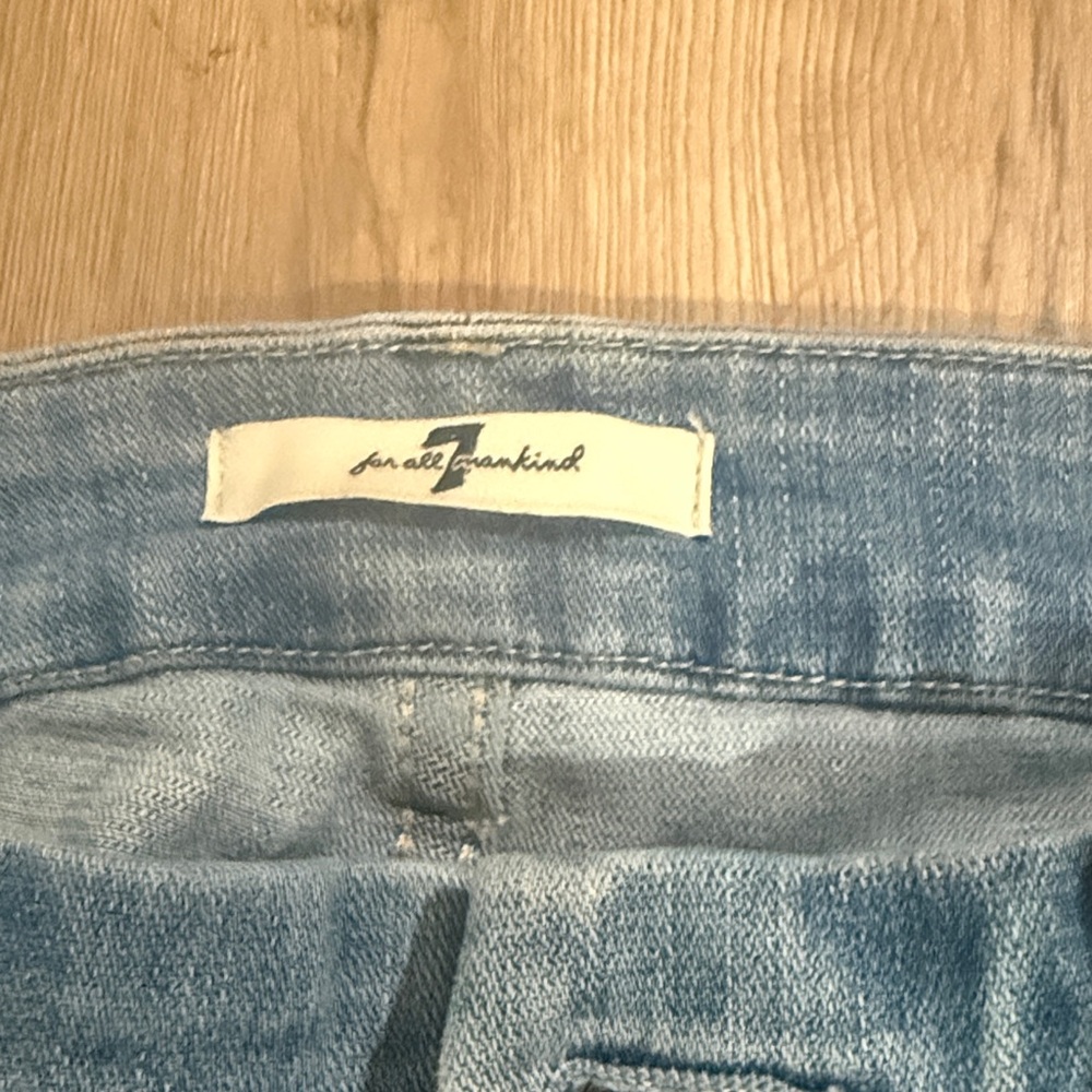 7 For All Mankind | Slim Illusion Dojo Jeans Flare Size 29 - Picture 4 of 9